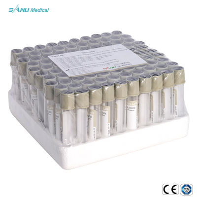 Tubes en verre médicaux de collection de sang de glucose jetables