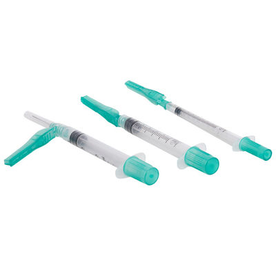 Seringue médicale 1ml/3ml 21G 22G de collection de sang artériel de sécurité stérile jetable