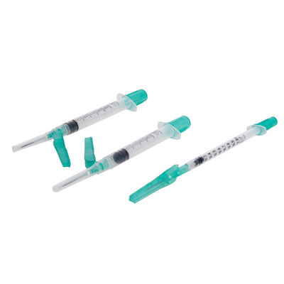 Seringue médicale 1ml/3ml 21G 22G de collection de sang artériel de sécurité stérile jetable