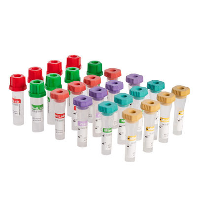 Tubes à essai micro en plastique d'EDTA de tube de collection de sang 10ml