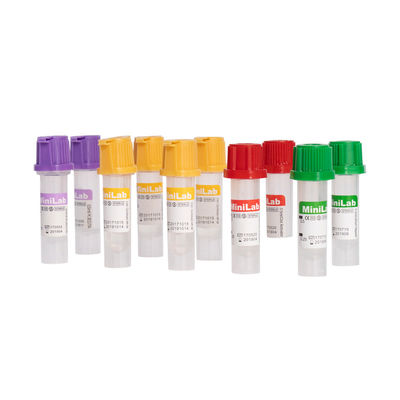 Tubes à essai micro en plastique d'EDTA de tube de collection de sang 10ml