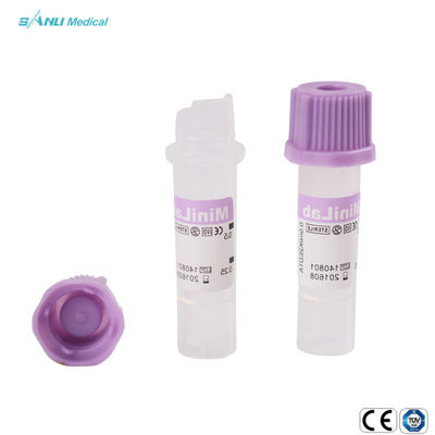 Tube pourpre capillaire micro des tubes 0.2ml d'EDTA de l'EDTA K2 /K3