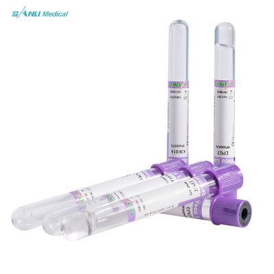 Collecte de sang jetable EDTA K3 Tube 3-5ml CE approuvé