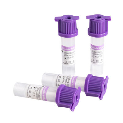 Le CE micro jetable de plaine de tube de collection de sang a certifié