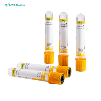 OIN jetable de la CE de tubes de collecte de sang d'activateur de caillot d'ANIMAL FAMILIER approuvée avec le gel
