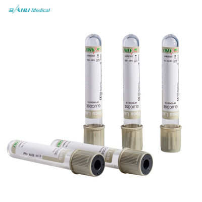 OIN jetable grise de la CE de tube de glucose de collection de sang de vide médical approuvée
