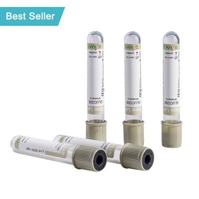 OIN jetable grise de la CE de tube de glucose de collection de sang de vide médical approuvée