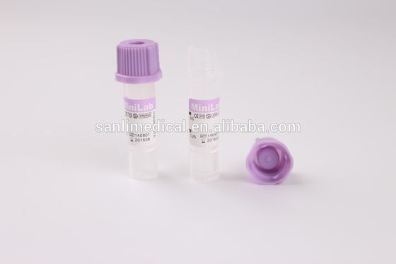 Tubes capillaires 0.2ml à usage unique 0.25ml 0.5ml de collection de sang de SANLI