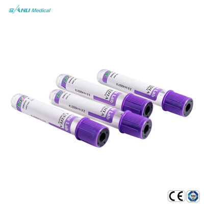 EDTA des tubes K2 de collection de sang du vide ISO9001 pour la détermination de hématologie de sang