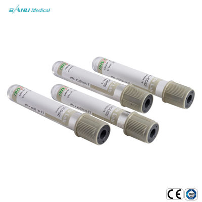Tube en verre de sang de glucose du vide 6ml Gray Top Blood Collection Tubes