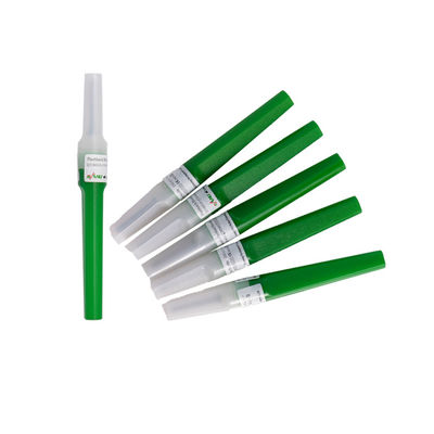 11/4 » verts de vide de retour en arrière d'aiguilles de collection de sang colorent 21G 0.8x31mm