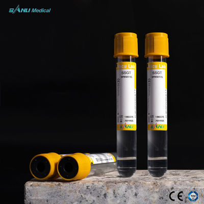 Les tubes jetables de collection de sang de vide d'ANIMAL FAMILIER coagulent activateur avec le gel 16x100mm