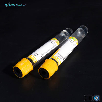 Les tubes jetables de collection de sang de vide d'ANIMAL FAMILIER coagulent activateur avec le gel 16x100mm