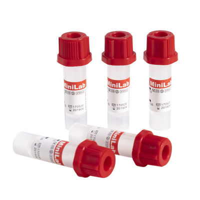 Tubes 0.5ml capillaires en plastique stériles pour la collection de sang à usage unique