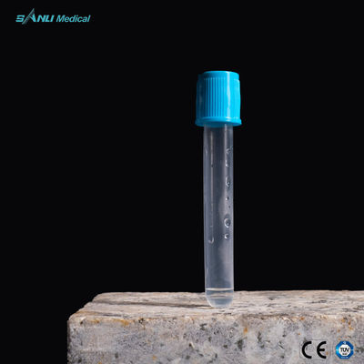 Tube 13x100mm d'analyse de sang de coagulation de citrate sodique pour l'examen de paramètres de coagulation