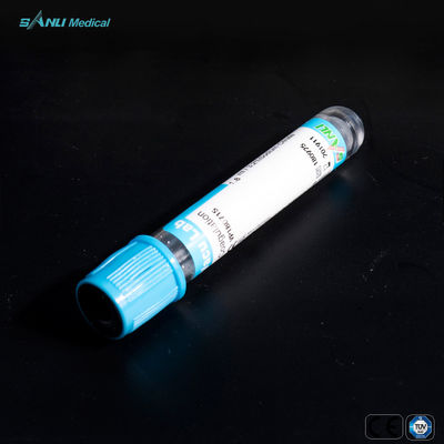 Tube 13x100mm d'analyse de sang de coagulation de citrate sodique pour l'examen de paramètres de coagulation