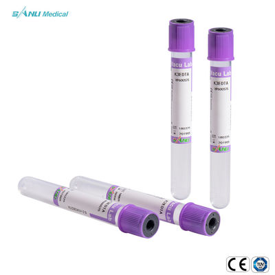 Le CE a approuvé l'EDTA en verre de tubes de collection de sang K3 13x75mm pour la détermination de hématologie