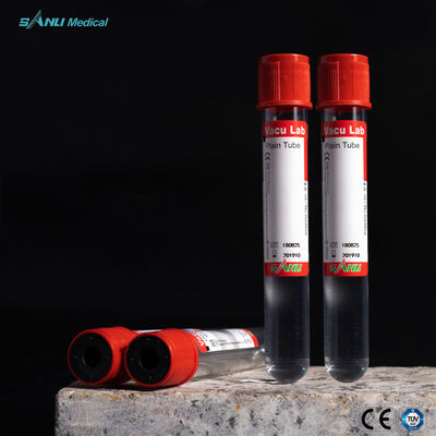 Les tubes en verre de collection de sang d'activateur de caillot nettoient à l'aspirateur 5ml pour les essais biochimiques