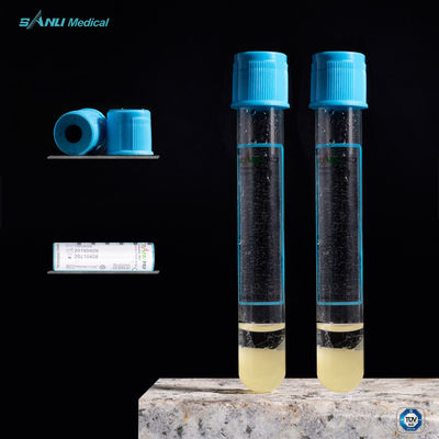 Citrate sodique de tube à essai de 10ML PRP avec le GEL pour la régénération de peau