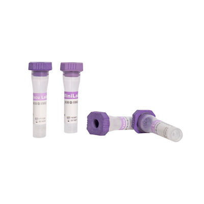 Tubes additifs de sang du sang 0.5ml de collection d'EDTA capillaire stérile de tubes