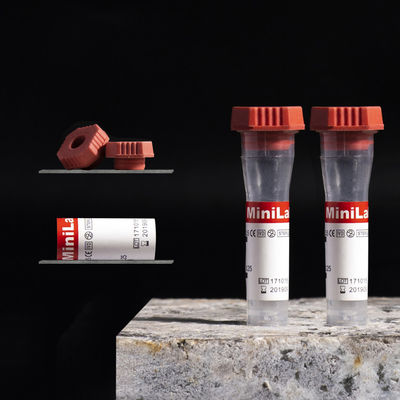 tubes capillaires de collection du sang 0.25ml aucun chapeau en caoutchouc additif avec le conduit