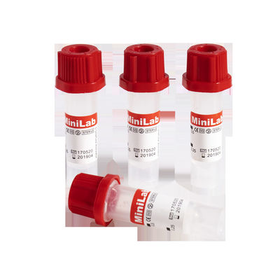 Aucun tubes capillaires additifs 100pcs Tray Disposable Sterile de collection de sang