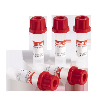 Aucun tubes capillaires additifs 100pcs Tray Disposable Sterile de collection de sang