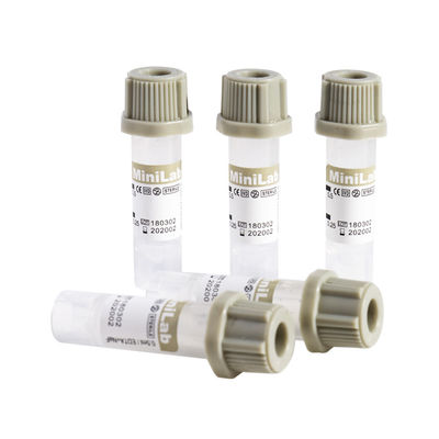 Tube capillaire micro de sang de glucose du tube 0.2ml de collection de sang