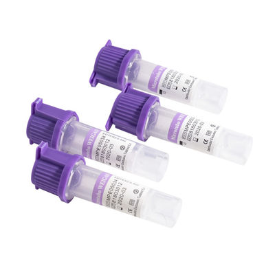 L'EDTA de collection de sang a enduit l'additif supérieur pourpre de l'EDTA K2 de tubes capillaires
