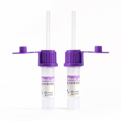 L'EDTA de collection de sang a enduit l'additif supérieur pourpre de l'EDTA K2 de tubes capillaires