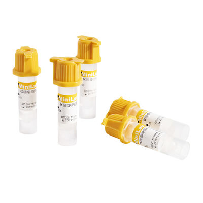 les tubes capillaires de collection du sang 0.5ml coagulent additif d'activateur avec le gel