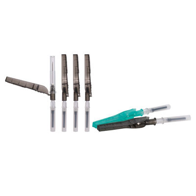 Aiguille de collection de sang de sécurité stérile pour Venipuncture droit
