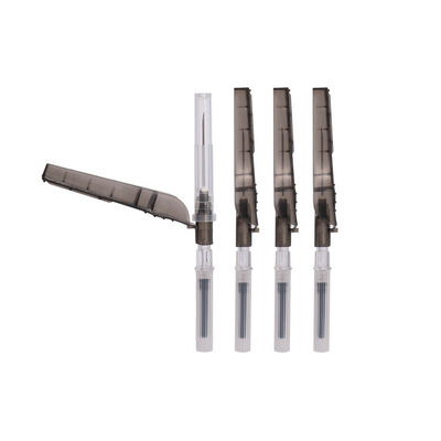 Aiguille de collection de sang de sécurité stérile pour Venipuncture droit