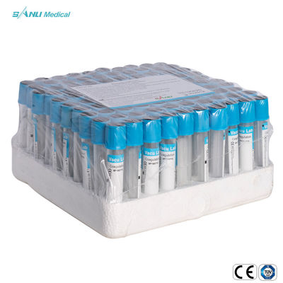 3,2% tubes de collection de sang de vide de citrate sodique pour l'essai de coagulation