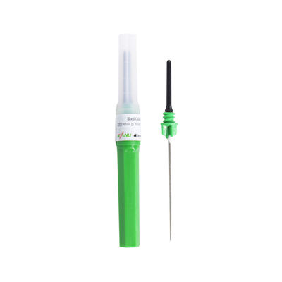 Aiguille multi stérile 21g jetable de collection de sang d'échantillon couleur verte de 1 pouce