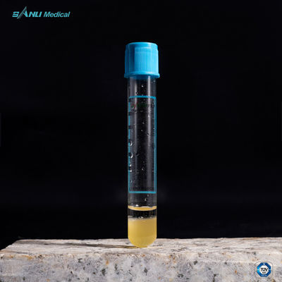 Tube à essai de Rich Plasma PRP de plaquette 10ML avec le gel du citrate sodique 3,2%
