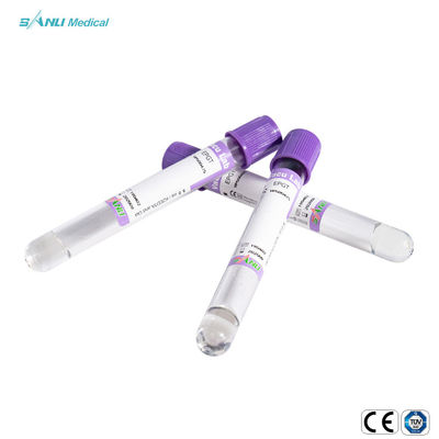 ISO9001 matériel de tube électronique d'ANIMAL FAMILIER de l'EDTA 2ml 3ml pour l'examen médical