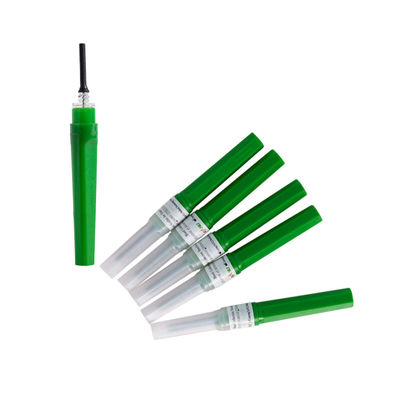 Aiguille multi stérile jetable 22G de collection de sang d'échantillon couleur verte de 1 pouce