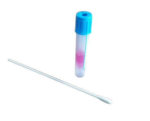 Médias viraux oraux jetables du transport 5ml, kit VTM de tube d'échantillonnage de gorge