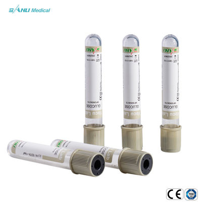 Les tubes en verre médicaux de collection de sang de glucose CHOIENT jetable avec du CE approuvé