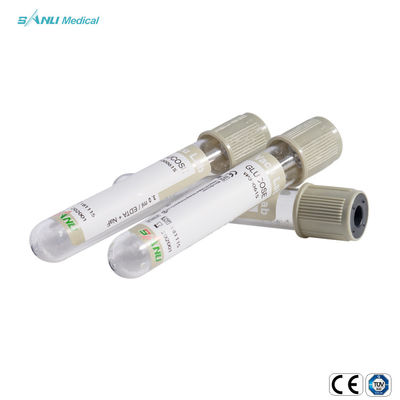 Les tubes en verre médicaux de collection de sang de glucose CHOIENT jetable avec du CE approuvé
