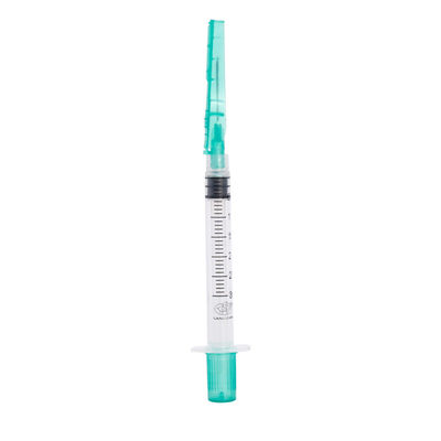 Seringue médicale 3ml jetable 22G de collection de sang artériel de sécurité stérile