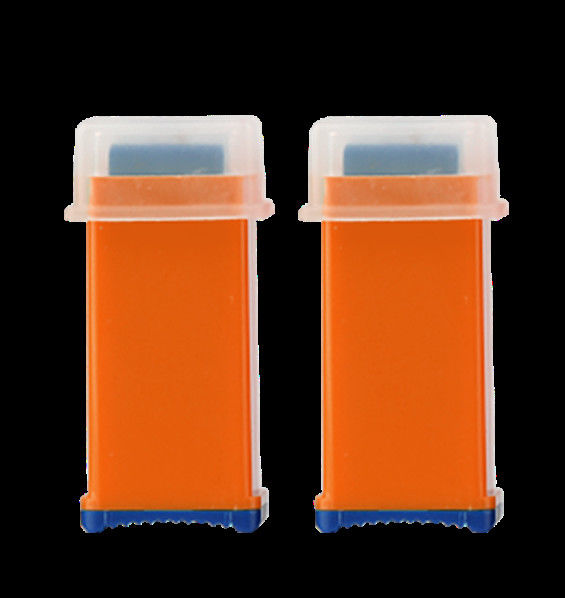 couleur orange de la sécurité 21G de pression unique jetable des bistouris 1.8mm